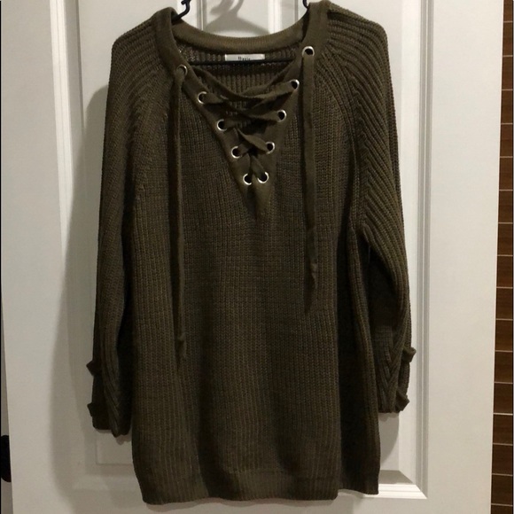 Hippie Military Sweaters - Olive sweater